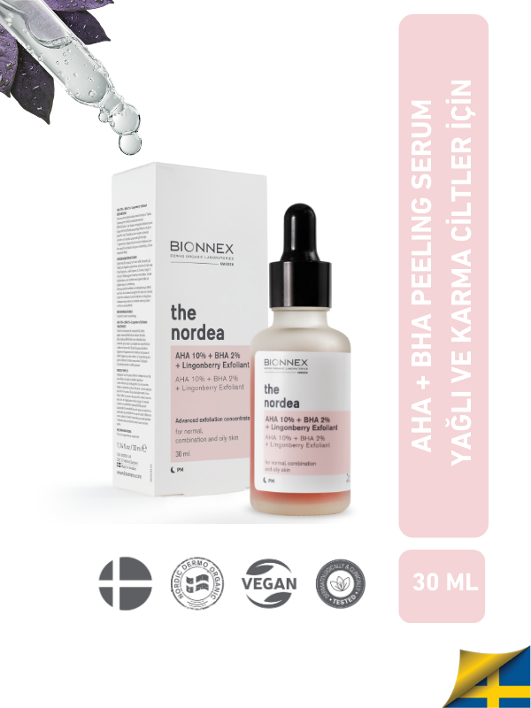 The Nordea AHA 10% + BHA 2% + LINGONBERRY EXFOLIANT