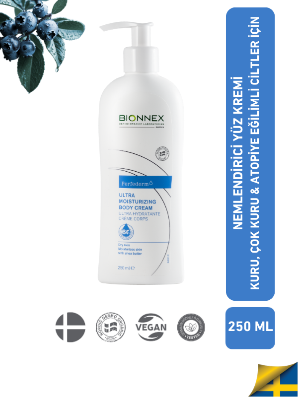 Perferderm Atopiye Eğilimli Ciltler için Nemlendirici Vücut Kremi