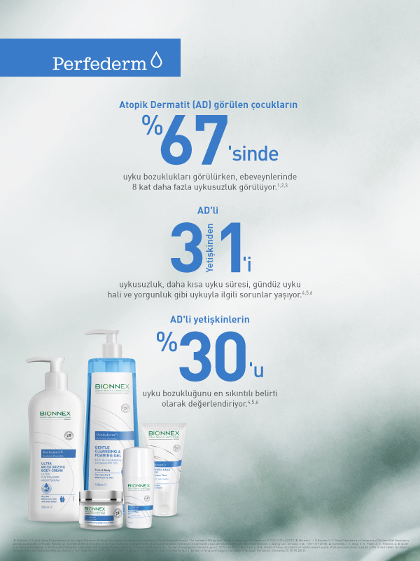 Perferderm Atopiye Eğilimli Ciltler için Nemlendirici Vücut Kremi