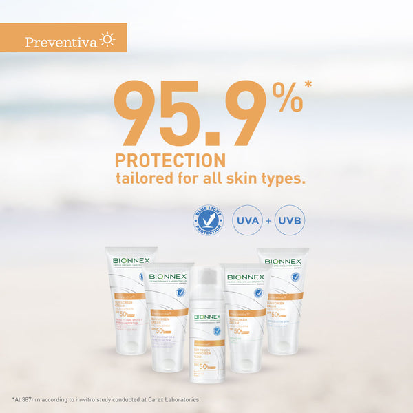 ÉCRAN SOLAIRE FLUIDE TOUCHER SEC SPF50+
