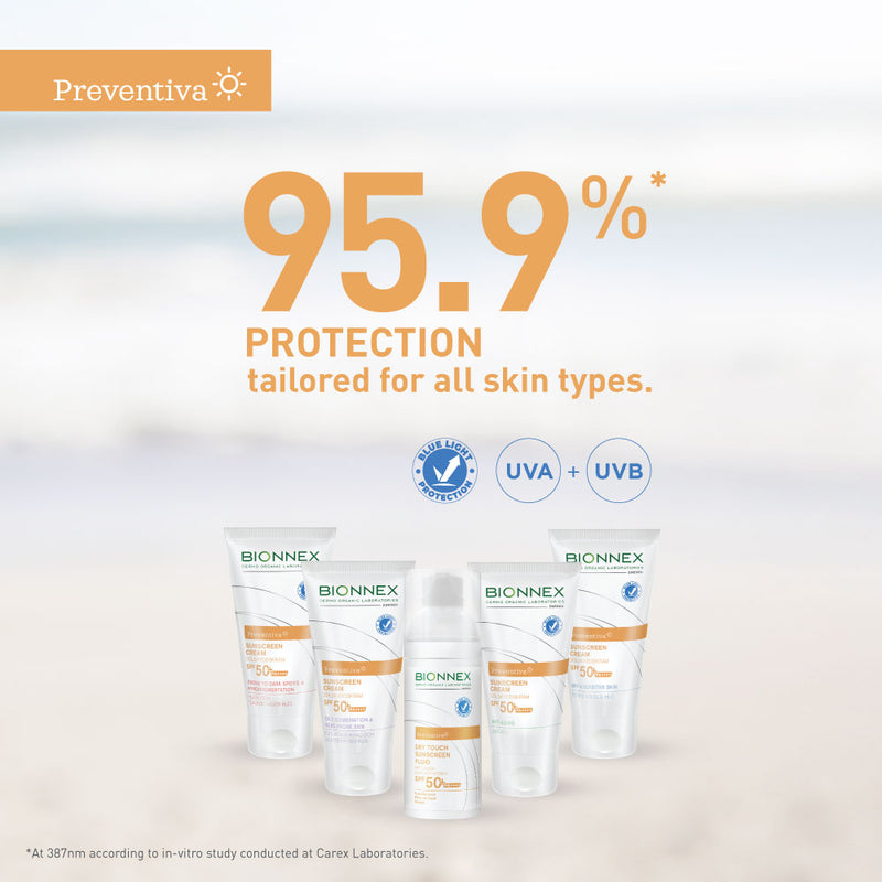 Bionnex Preventiva Sunscreen Cream Ant,-Aging SPF50+