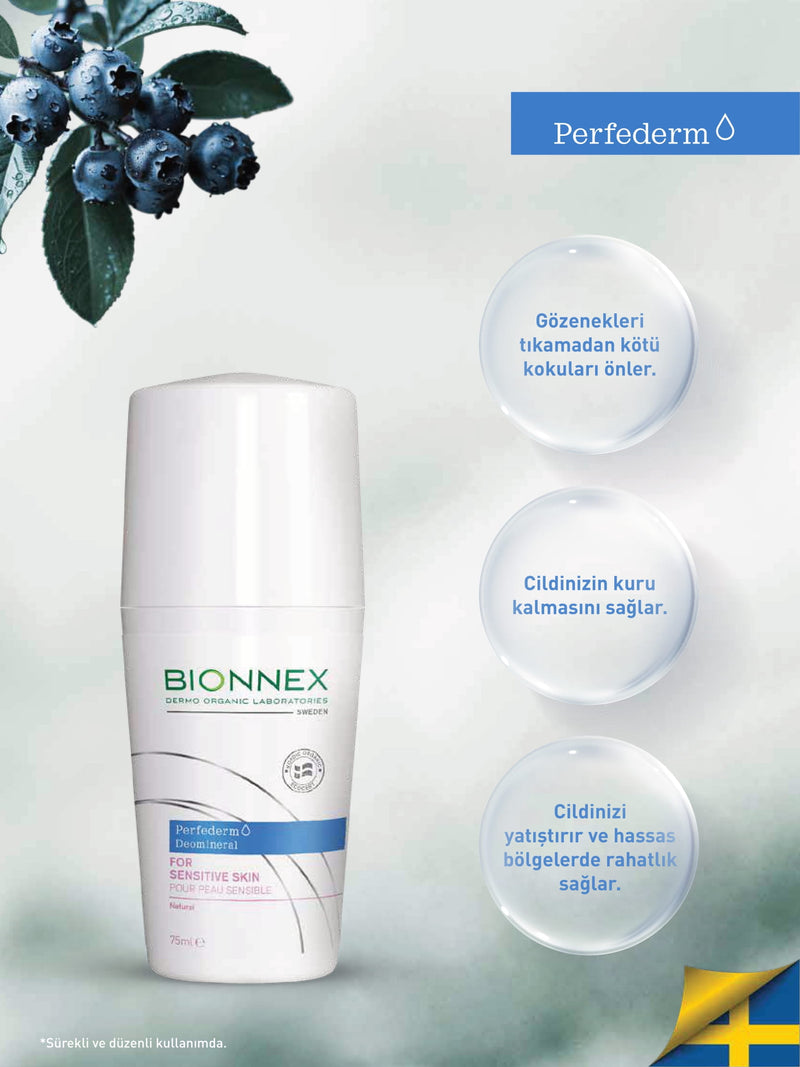 Perfederm Deomineral Roll-On – Hassas Ciltler İçin