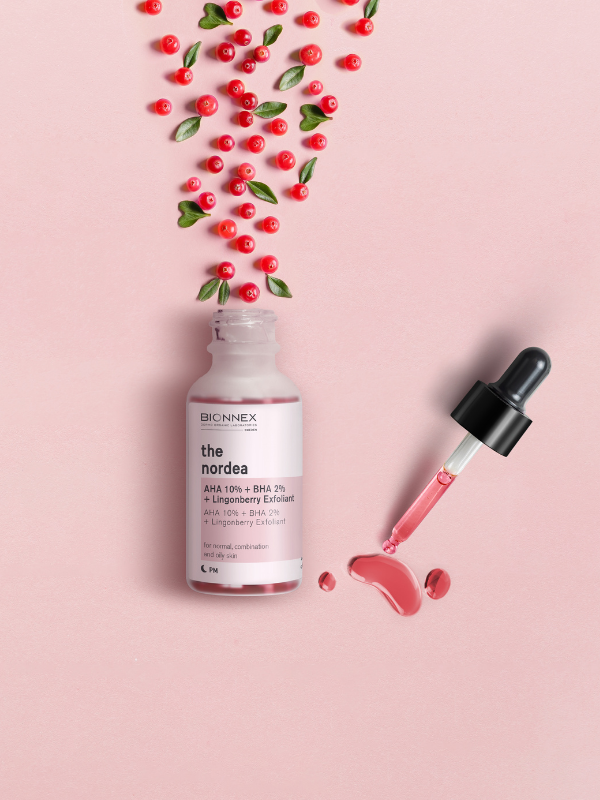 The Nordea AHA 10% + BHA 2% + LINGONBERRY EXFOLIANT