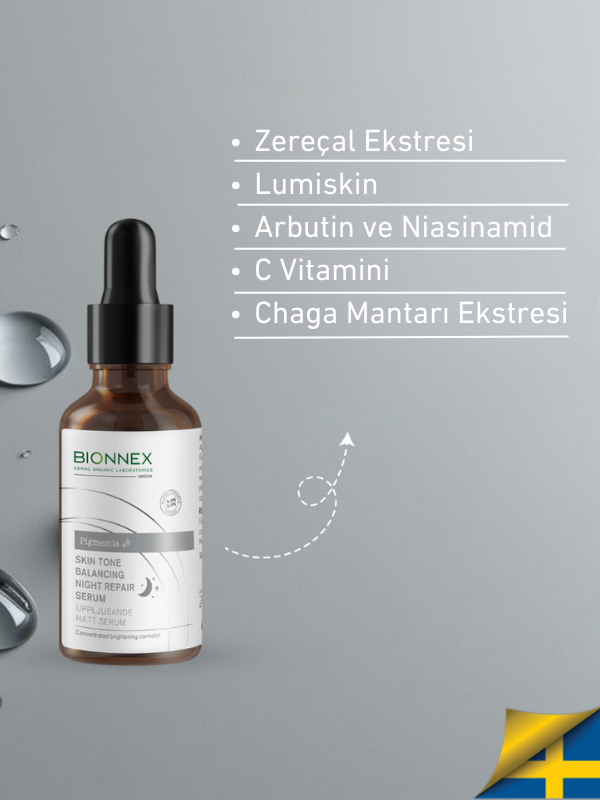 Pigmentia Aydınlatıcı ve Onarıcı Gece Serumu