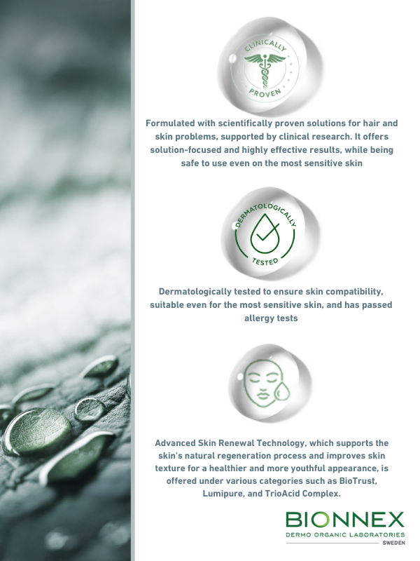 Shampoing Anti-chute Bionnex Avec Effet Antipelliculaire - 300ml, à Base De Zinc Et Vitamine B3, Neuf