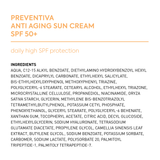 Bionnex Preventiva Sunscreen Cream Anti Aging SPF50+