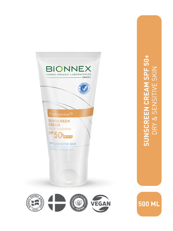 Sunscreen Cream 50+ for Dry - Sensitive Skin